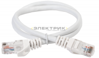 Коммутационный шнур (патч-корд) кат.5е UTP PVC 7м белый ITK