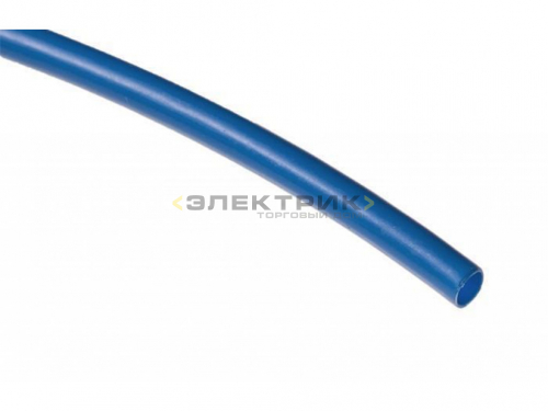 Термоусаживаемая трубка 12/6 синяя 1м (кратно 50м) Smartbuy