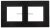 Рамка двухместная универсальная стеклянная черный/антрацит 14-5102-05 Elegance ЭРА