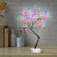 Фигура светодиодная новогодняя "Дерево с самоцветами" 36LED питание от 3хAA IP20 ЭРА