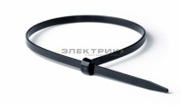 Хомут кабельный 4,5х200мм P6.6 черный с двойным замком (уп.100шт) DKC