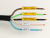 Маркировка для провода гибкая для трубочек 4х10мм желтая (уп.4900шт) DKC