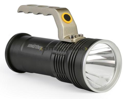 Фонарь светодиодный аккумуляторный 10Вт металлический с ручкой аккумулятором 2x18650 IP54 Smartbuy