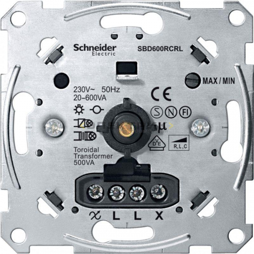 Механизм светорегулятора поворотный универсальный 600ВА Merten Schneider Electric