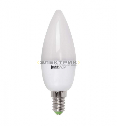 Лампа светодиодная диммируемая PLED-DIM FR С37 7Вт Е14 4000К 540Лм 38х113мм JazzWay