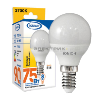 Лампа светодиодная FR G45 8Вт Е14 2700К 720Лм 45x82мм IONICH