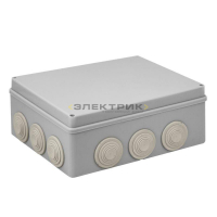 Коробка распаячная КМР-050-043 пылевлагозащитная 240х190х90мм 12 мембранных вводов уплотнительный шн
