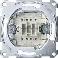 Механизм переключателя одноклавишный 10А безвинт. зажим Merten Schneider Electric