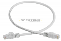 Коммутационный шнур (патч-корд) кат.5е UTP 3м серый GENERICA ITK