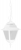 Светильник садово-парковый четырехгранный на цепочке белый "Классика" PL4105 60Вт Е27 150х850мм IP44